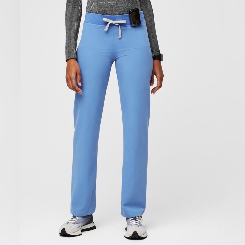Figs Livingston Ceil Blue Scrub Pant- Small